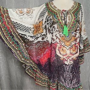 Shirl Clark jeweled caftan/dress